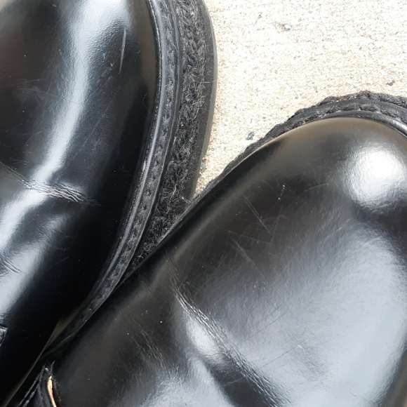 Castaner Size 38/US7.5 Black Platform Espadrille Oxford Shoes - Picture 14 of 17